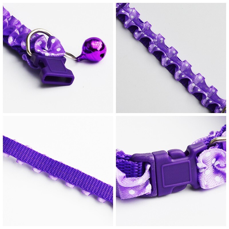 Flea Cat Collar for Cats Pet Product Charm Cat Collar with Bell Breakaway Cute Cats Necklace Cat Accessories