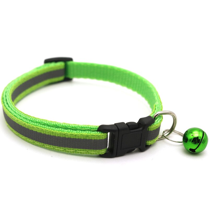 12 Colors Reflective Cats Bells Collars Adjustable Dog Leash Pet Collar for Cats And Small Dogs Pet Supplies