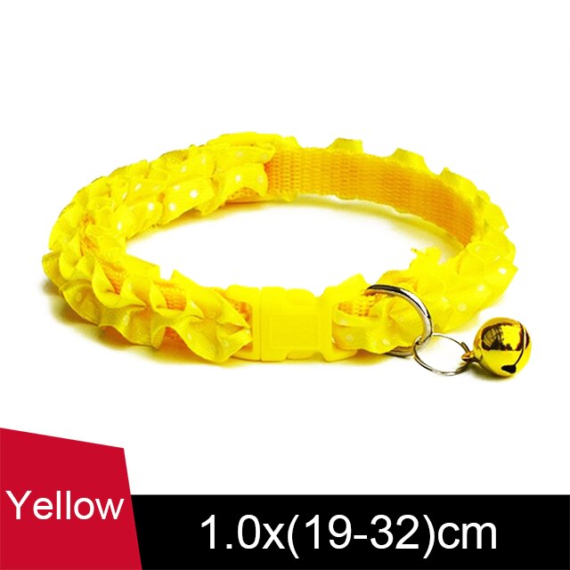 Flea Cat Collar for Cats Pet Product Charm Cat Collar with Bell Breakaway Cute Cats Necklace Cat Accessories