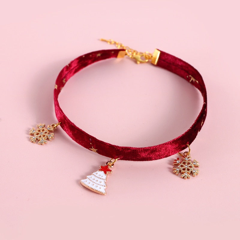S-M Velvet Bronzing Star Adjustable Necklace For Cats Puppy Fishbone/Snowflake/Starry Sky Collar Chic Pets Supplies Accessories