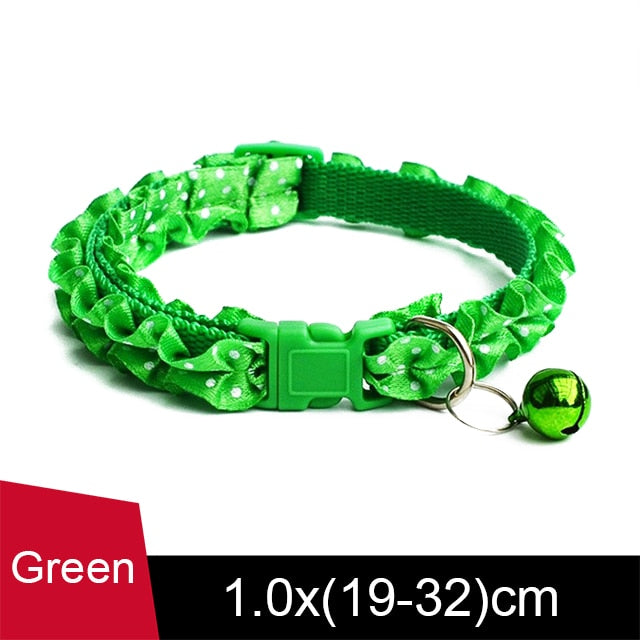 Flea Cat Collar for Cats Pet Product Charm Cat Collar with Bell Breakaway Cute Cats Necklace Cat Accessories