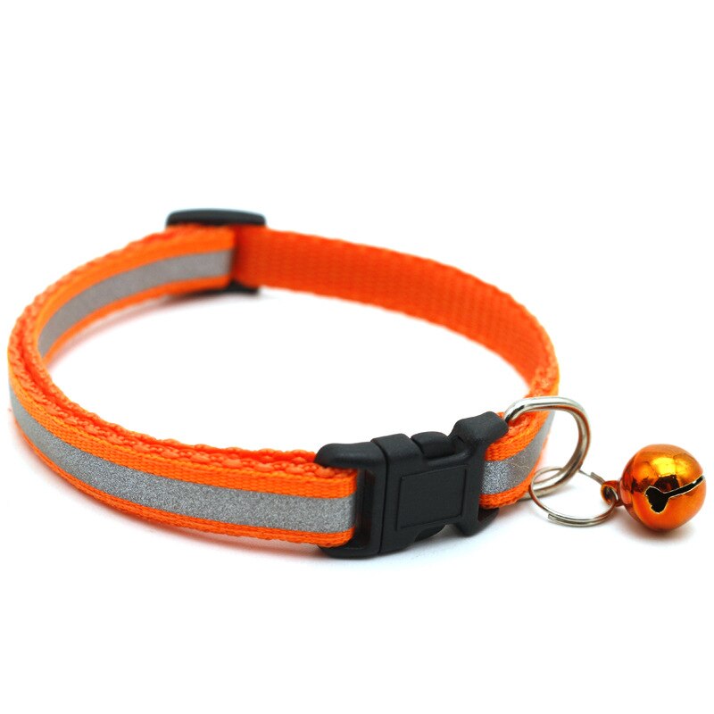 12 Colors Reflective Cats Bells Collars Adjustable Dog Leash Pet Collar for Cats And Small Dogs Pet Supplies