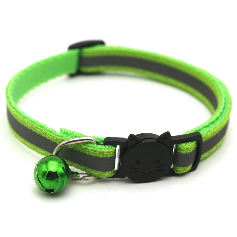 12 Colors Reflective Cats Bells Collars Adjustable Dog Leash Pet Collar for Cats And Small Dogs Pet Supplies
