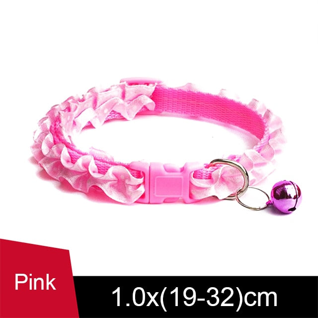 Flea Cat Collar for Cats Pet Product Charm Cat Collar with Bell Breakaway Cute Cats Necklace Cat Accessories