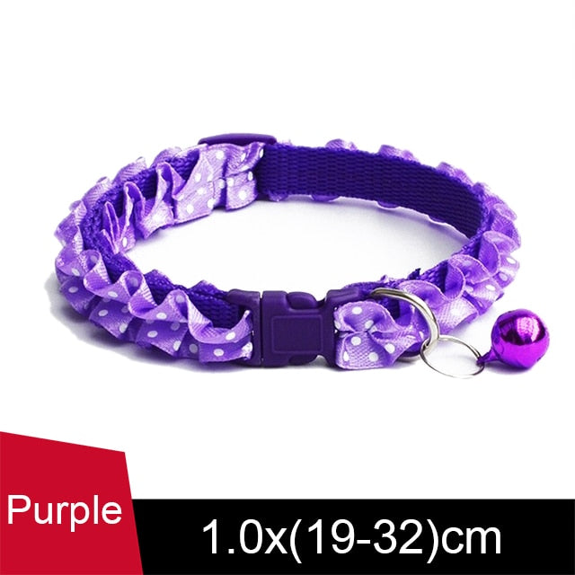 Flea Cat Collar for Cats Pet Product Charm Cat Collar with Bell Breakaway Cute Cats Necklace Cat Accessories