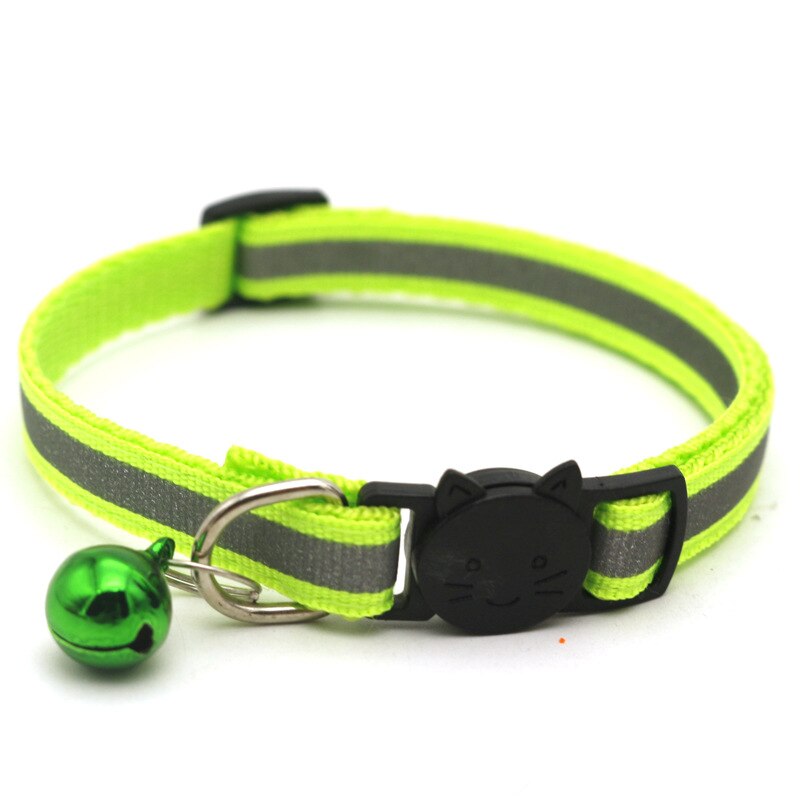 12 Colors Reflective Cats Bells Collars Adjustable Dog Leash Pet Collar for Cats And Small Dogs Pet Supplies