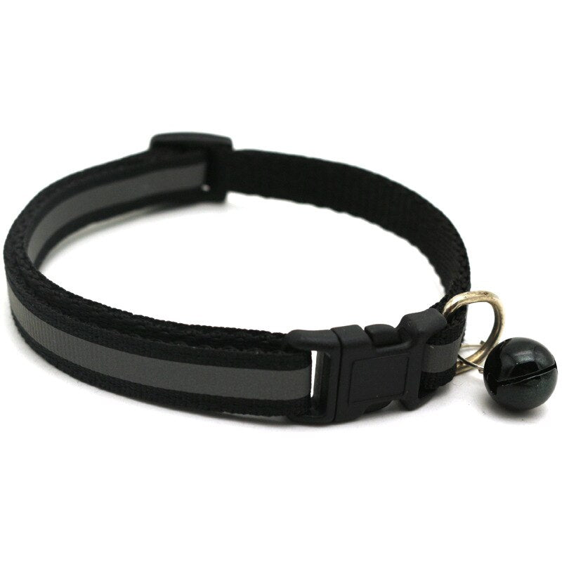 12 Colors Reflective Cats Bells Collars Adjustable Dog Leash Pet Collar for Cats And Small Dogs Pet Supplies