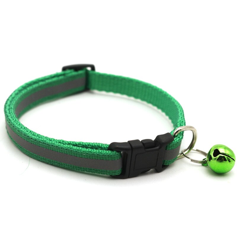 12 Colors Reflective Cats Bells Collars Adjustable Dog Leash Pet Collar for Cats And Small Dogs Pet Supplies