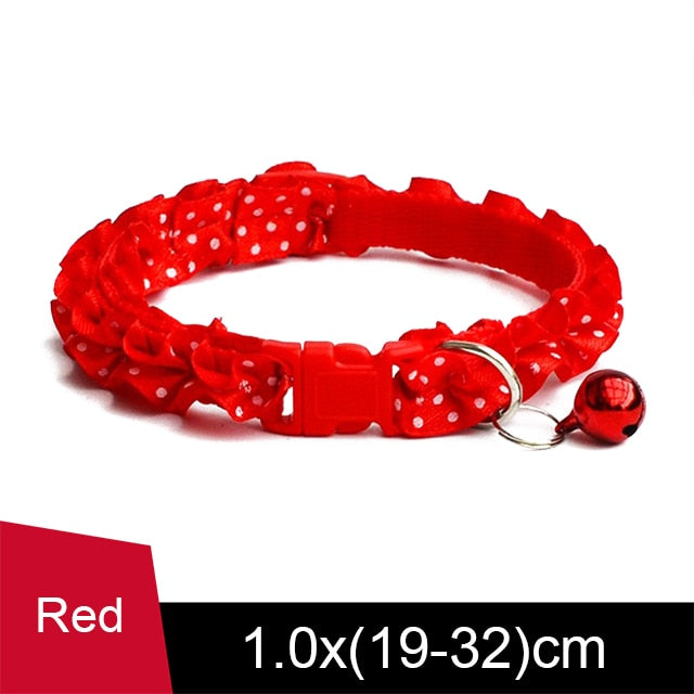 Flea Cat Collar for Cats Pet Product Charm Cat Collar with Bell Breakaway Cute Cats Necklace Cat Accessories