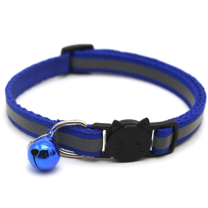 12 Colors Reflective Cats Bells Collars Adjustable Dog Leash Pet Collar for Cats And Small Dogs Pet Supplies