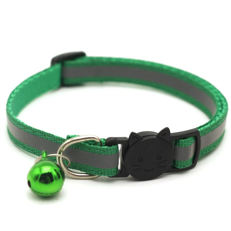12 Colors Reflective Cats Bells Collars Adjustable Dog Leash Pet Collar for Cats And Small Dogs Pet Supplies