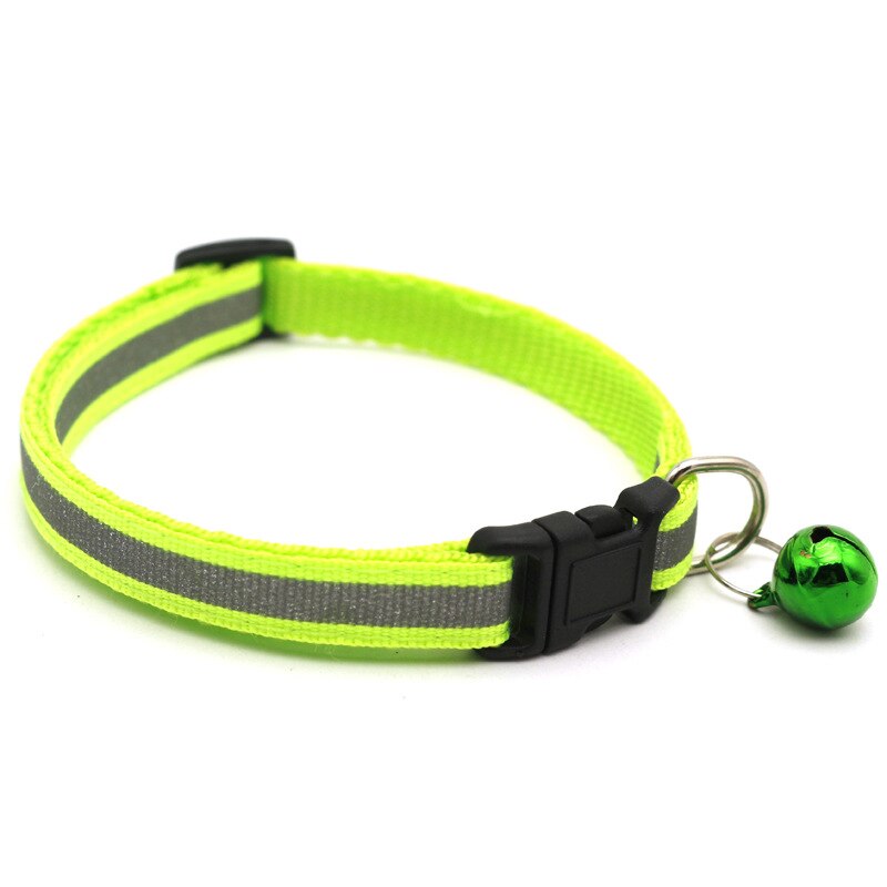12 Colors Reflective Cats Bells Collars Adjustable Dog Leash Pet Collar for Cats And Small Dogs Pet Supplies