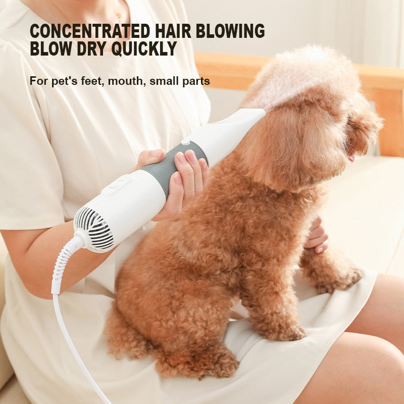 3 in1 Pet Dog Dryer Quiet Dog Hair Dryers and Comb Brush Grooming Kitten Cat Hair Comb Puppy Fur Blower Low Noise Temprature