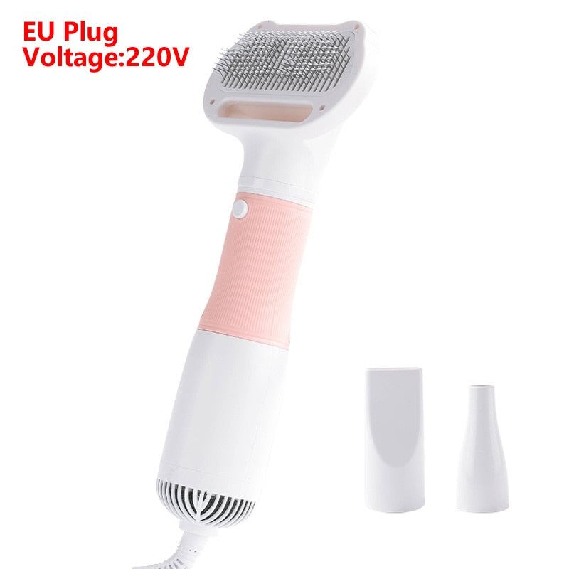 3 in1 Pet Dog Dryer Quiet Dog Hair Dryers and Comb Brush Grooming Kitten Cat Hair Comb Puppy Fur Blower Low Noise Temprature