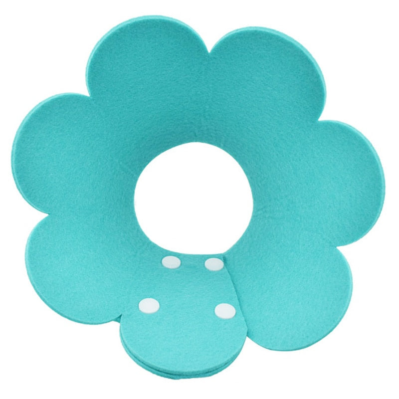 Felt Cat Collar Elizabeth Circle Cat Sun Flower Collar Felt Pet Products Anti-Licking Cat Collar Chihuahua Luxury Dog Collar