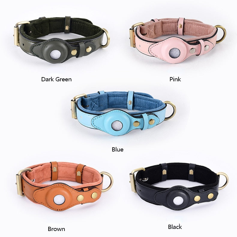 For Airtag Pet Collar Tracker GPS Pet Dog Collar Anti Loss Dog Cat Collar Anti-Lost Adjustable Location Tracker Collar