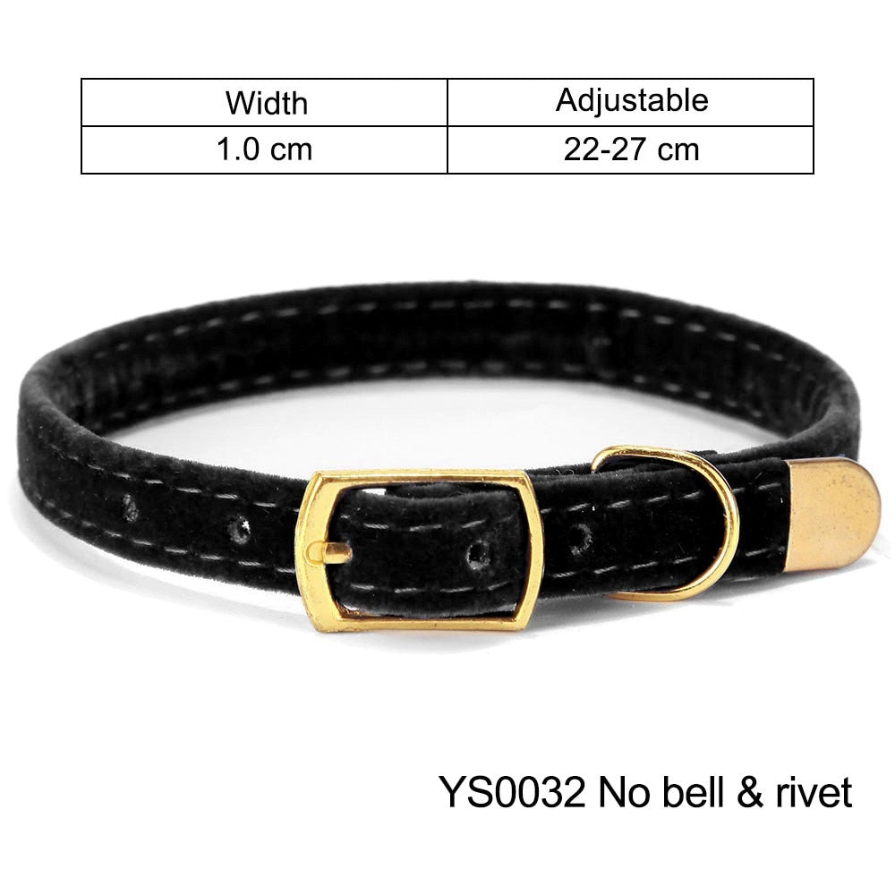 Cat Collar With Bell Safety Cat Collars Puppy Dog Collar For Cats Small Dogs Kittens Solid Pet Collarhu Products cat necklace