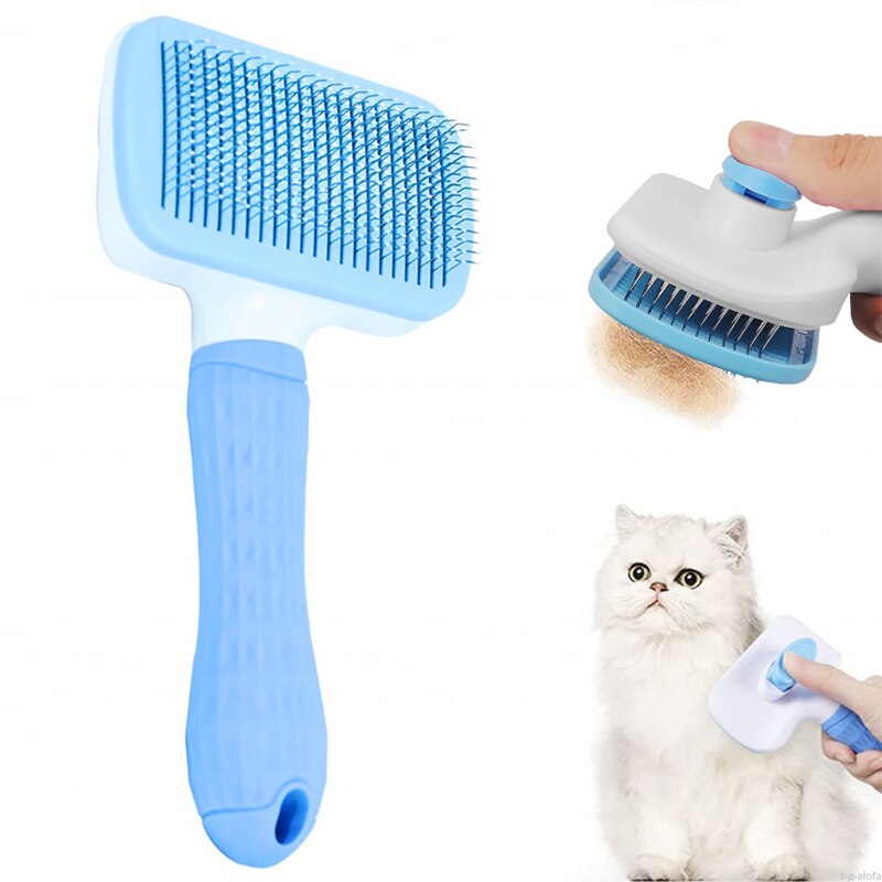 Dog Hair Removal Comb Pet Cleaning Tool Cat Dog Hair Grooming And Care Comb Remove Floating Hair Pet Bath Brush Grooming Tool