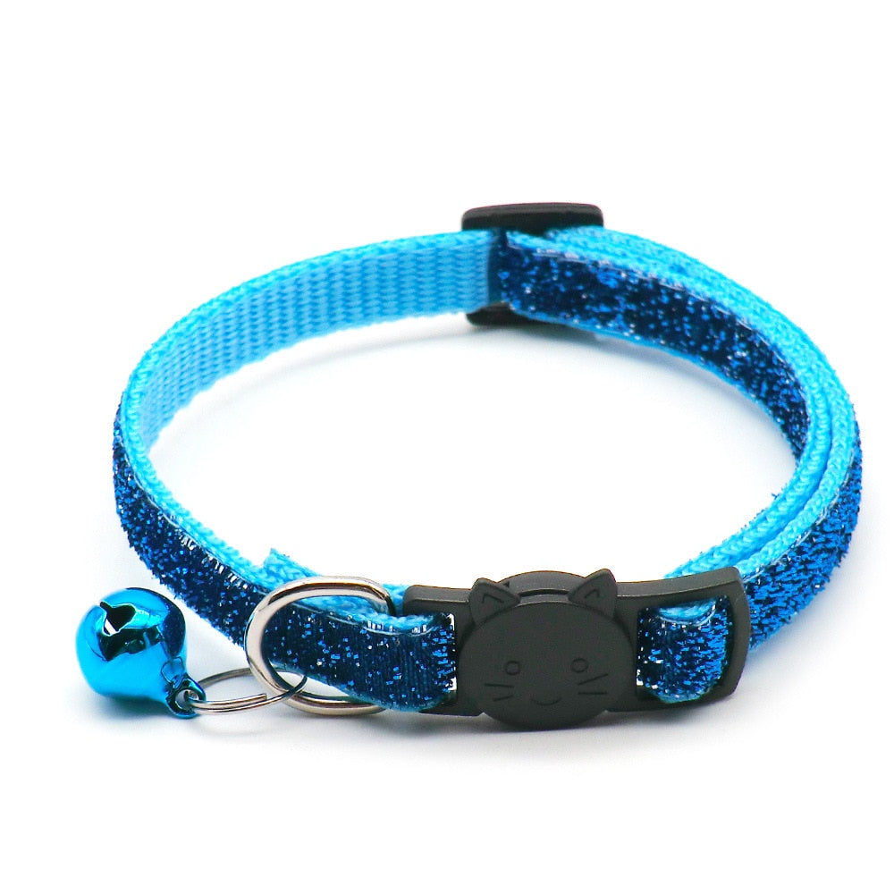 Cute Cat Collar With Fruit Pendant Adjustable Collars With Cat Head Pattern Bells Pendant Reflective Pets Collar Cat Accessories