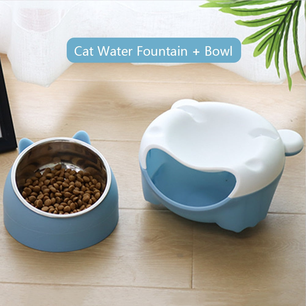 Automatic Cat Water Fountain USB Electric Mute Water Feeder Drinker Bowl Pet Drinking Dispenser Drinker for Cats Water Filter