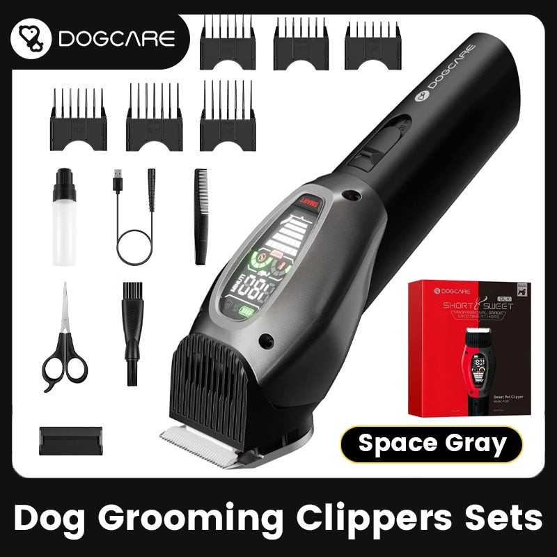 Dog Clipper Hair Trimmer Grooming Cutting Machine LED Display