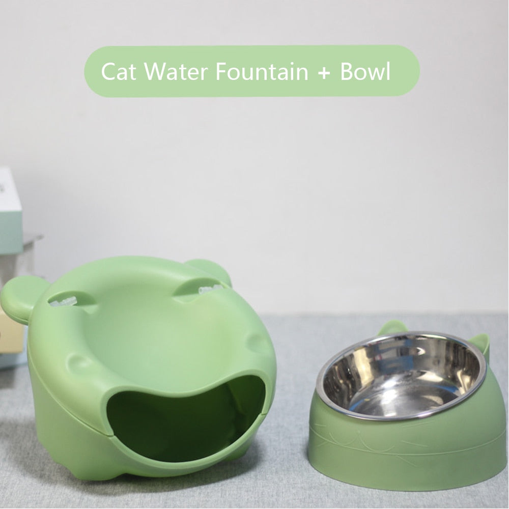 Automatic Cat Water Fountain USB Electric Mute Water Feeder Drinker Bowl Pet Drinking Dispenser Drinker for Cats Water Filter