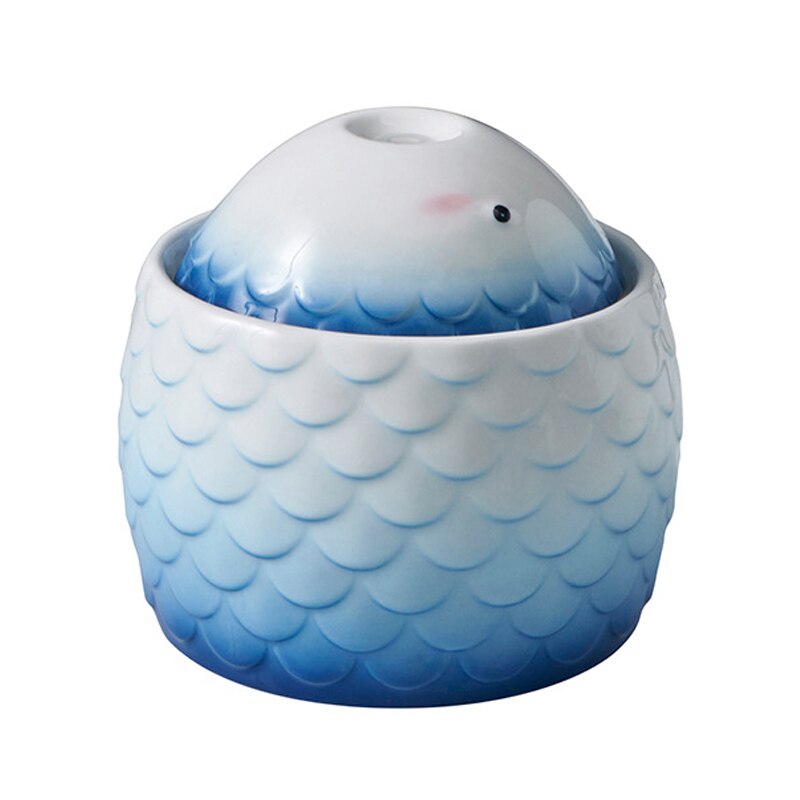 Automatic cat Water Fountain Fish Design