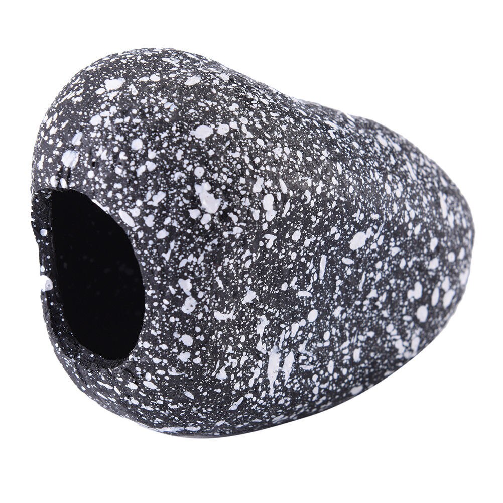 Aquarium Cichlid Stone Ceramics Rock Cave Aquarium Fish Tank Pond Shrimp Breeding Ornament Decor Accessory Decorative Marbles