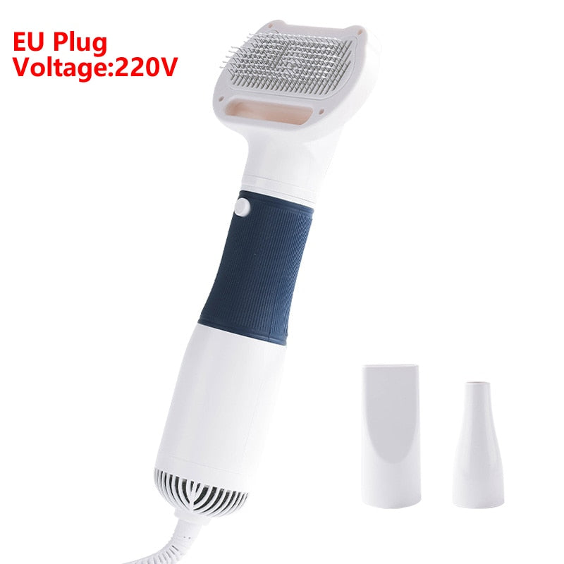 3 in1 Pet Dog Dryer Quiet Dog Hair Dryers and Comb Brush Grooming Kitten Cat Hair Comb Puppy Fur Blower Low Noise Temprature