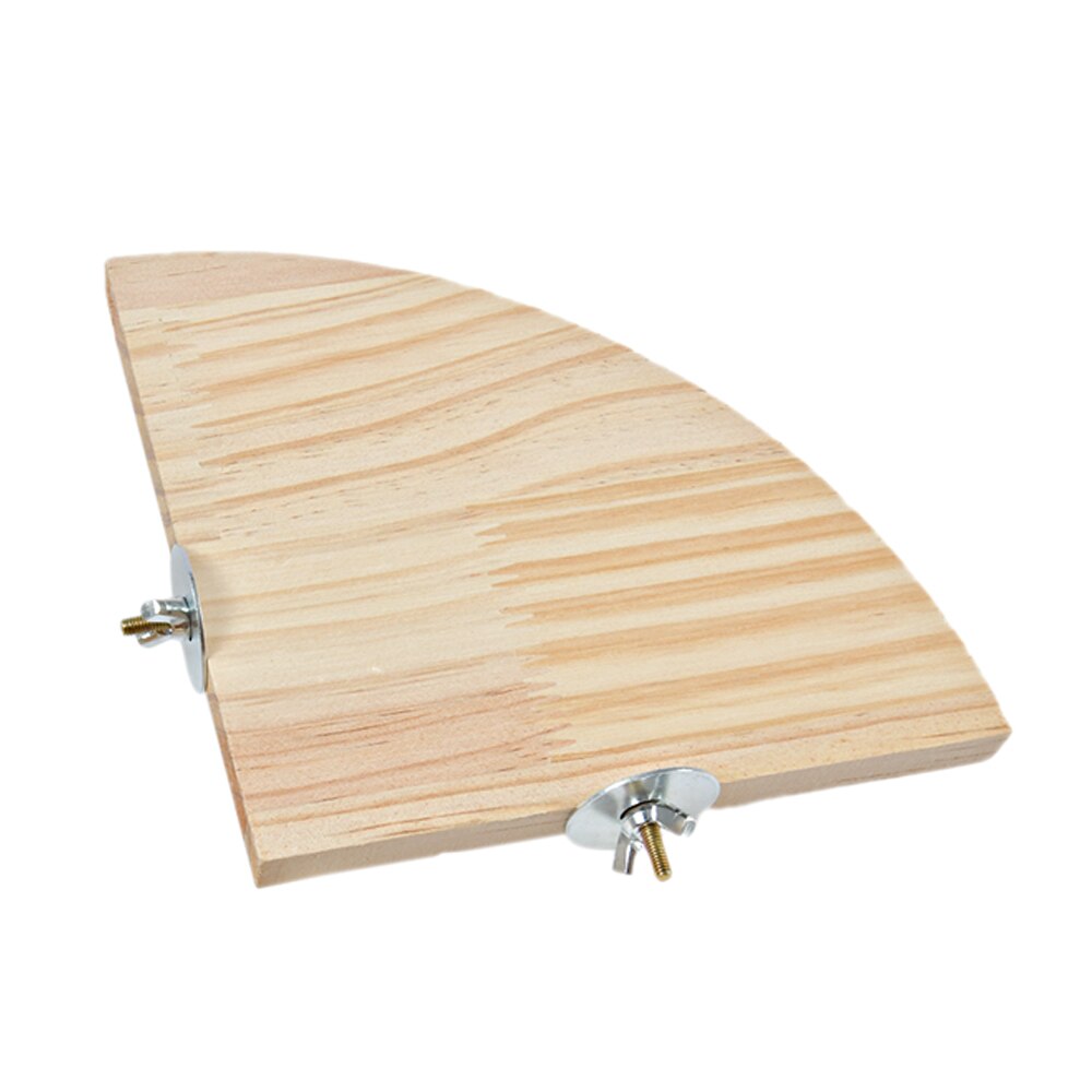 1Pc Pet Bird Parrot Wood Platform Stand Rack Toy Parrot Perches for Bird Cage Hamster Parrot Station Board Bird Cage Accessories