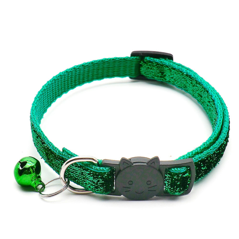 Cute Cat Collar With Fruit Pendant Adjustable Collars With Cat Head Pattern Bells Pendant Reflective Pets Collar Cat Accessories