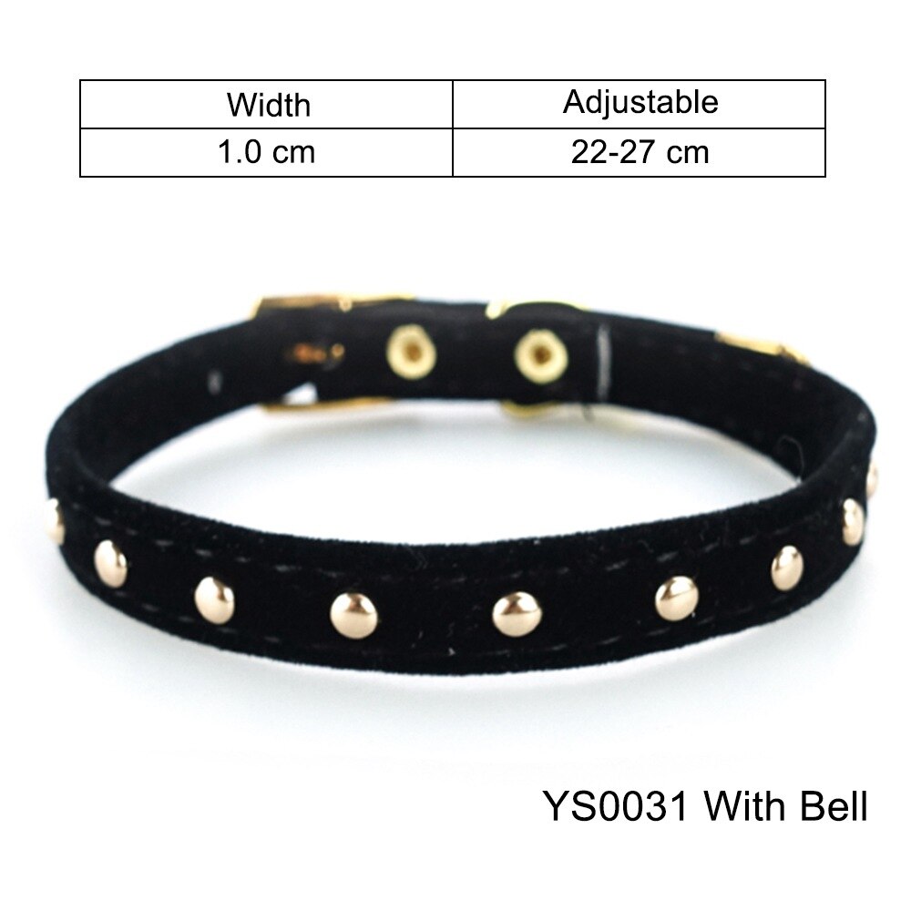 Cat Collar With Bell Safety Cat Collars Puppy Dog Collar For Cats Small Dogs Kittens Solid Pet Collarhu Products cat necklace