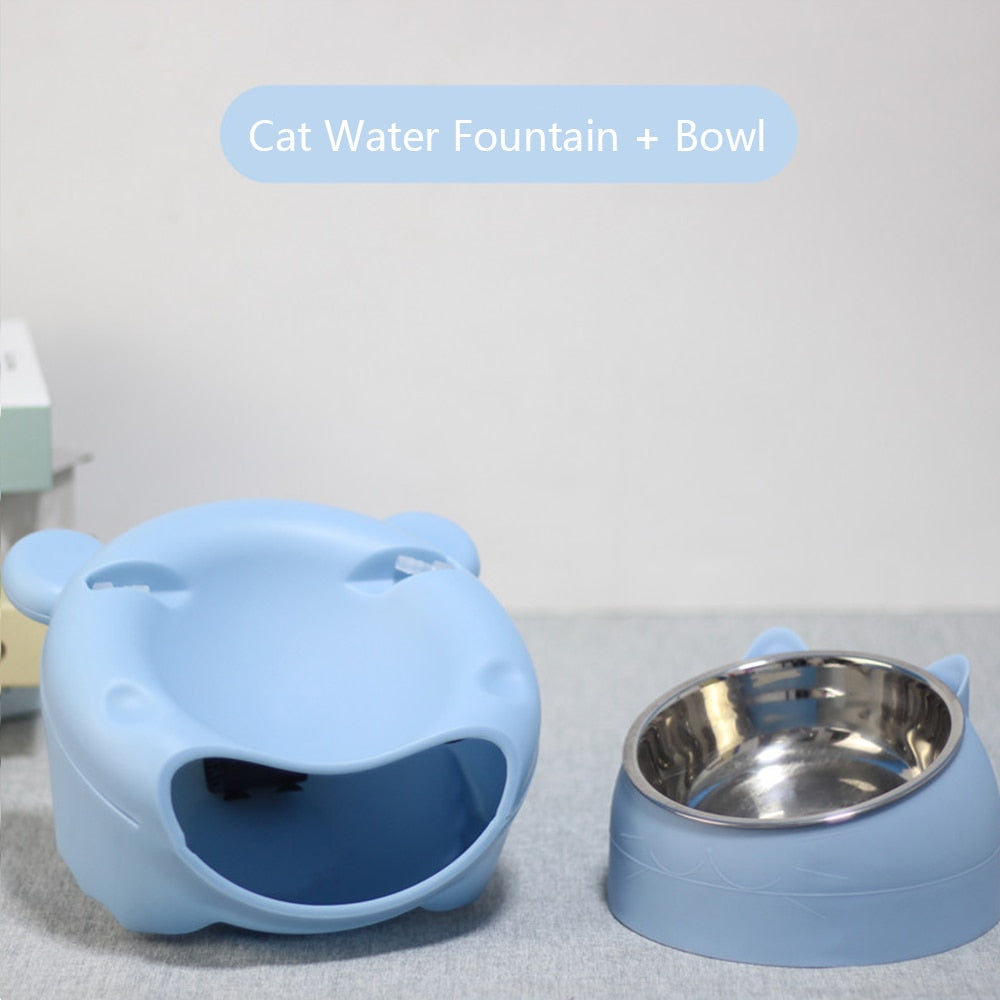 Automatic Cat Water Fountain USB Electric Mute Water Feeder Drinker Bowl Pet Drinking Dispenser Drinker for Cats Water Filter