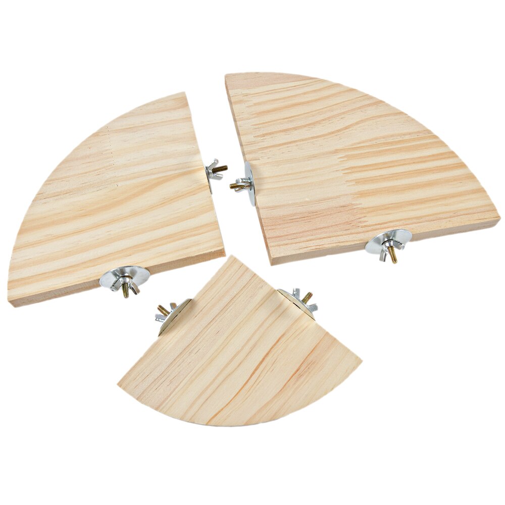 1Pc Pet Bird Parrot Wood Platform Stand Rack Toy Parrot Perches for Bird Cage Hamster Parrot Station Board Bird Cage Accessories
