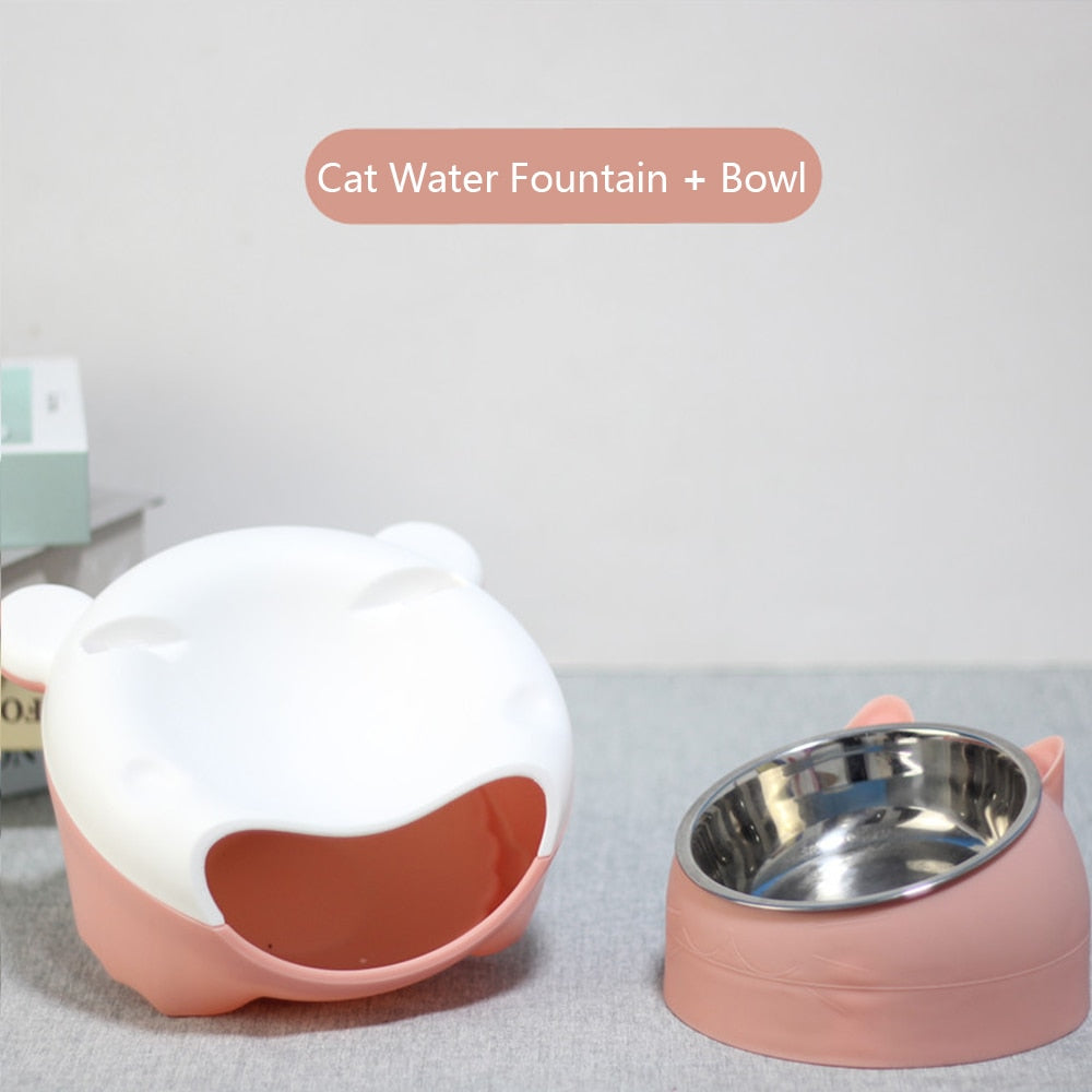 Automatic Cat Water Fountain USB Electric Mute Water Feeder Drinker Bowl Pet Drinking Dispenser Drinker for Cats Water Filter