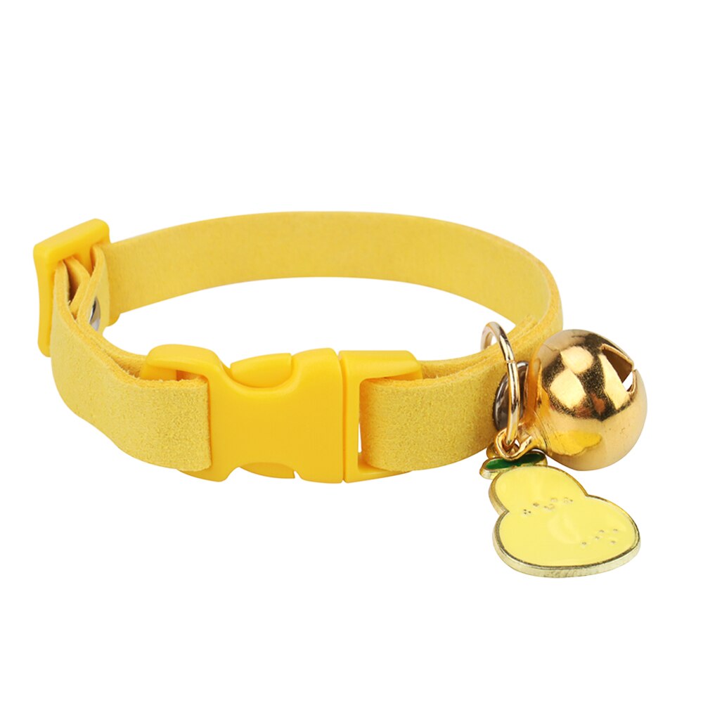 Adjustable Cat Collar, Cute Cat Bib Collar with Bells and Trinkets Pendant Pet Collar for Cats and Puppies Kitten Accessories