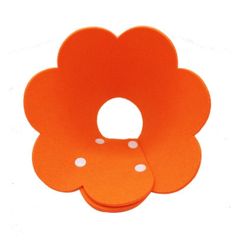 Felt Cat Collar Elizabeth Circle Cat Sun Flower Collar Felt Pet Products Anti-Licking Cat Collar Chihuahua Luxury Dog Collar