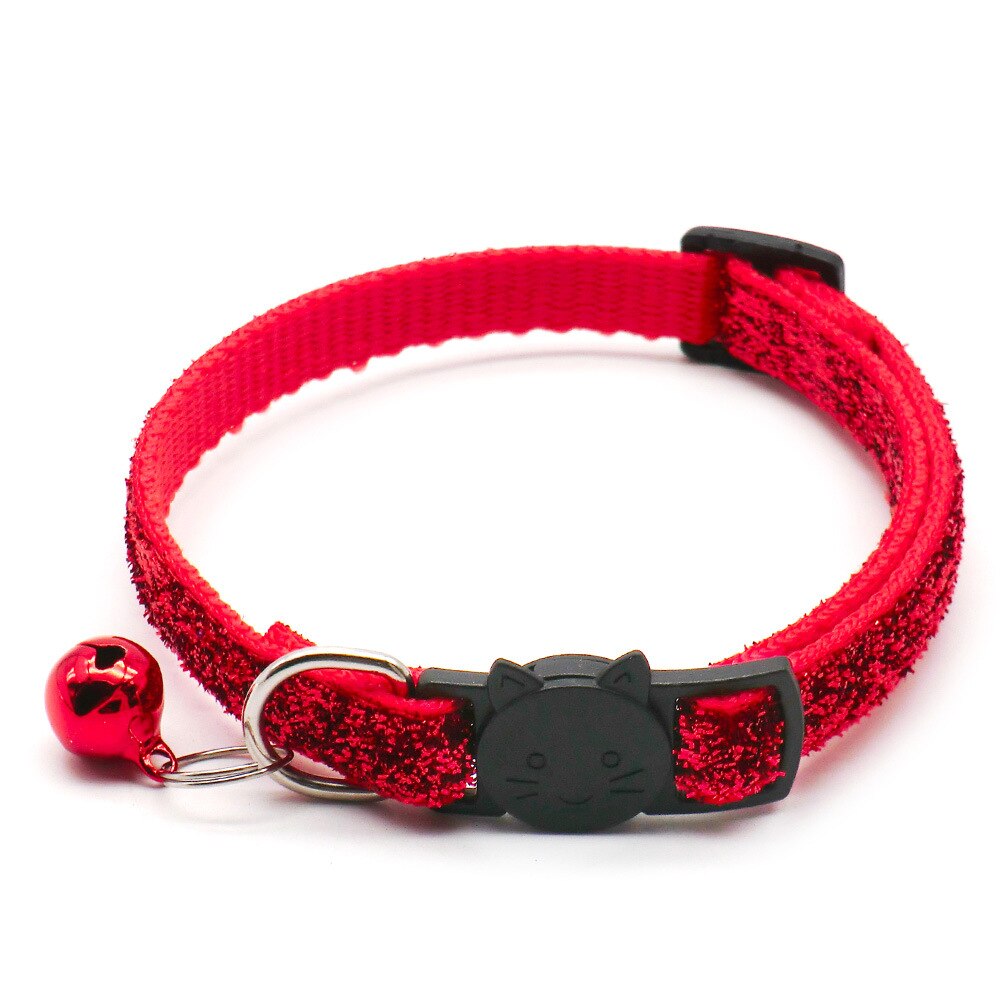 Cute Cat Collar With Fruit Pendant Adjustable Collars With Cat Head Pattern Bells Pendant Reflective Pets Collar Cat Accessories