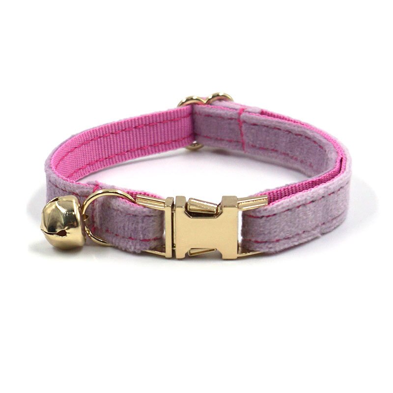 Personalized Cat Collar Velvet ID Engraving Name Tag Collar for Cat Necklace Puppy Kitten Bell Bow tie Custom Small Dog Collar