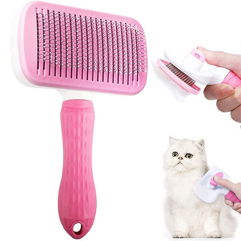 Dog Hair Removal Comb Pet Cleaning Tool Cat Dog Hair Grooming And Care Comb Remove Floating Hair Pet Bath Brush Grooming Tool