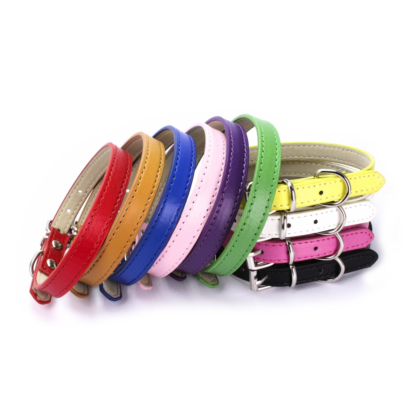 Pet Supplies Dog Collar Alloy Buckle Dog Chain Cat Necklace Size Adjustable for Small and Medium-sized Dog Collars Dog Supplies