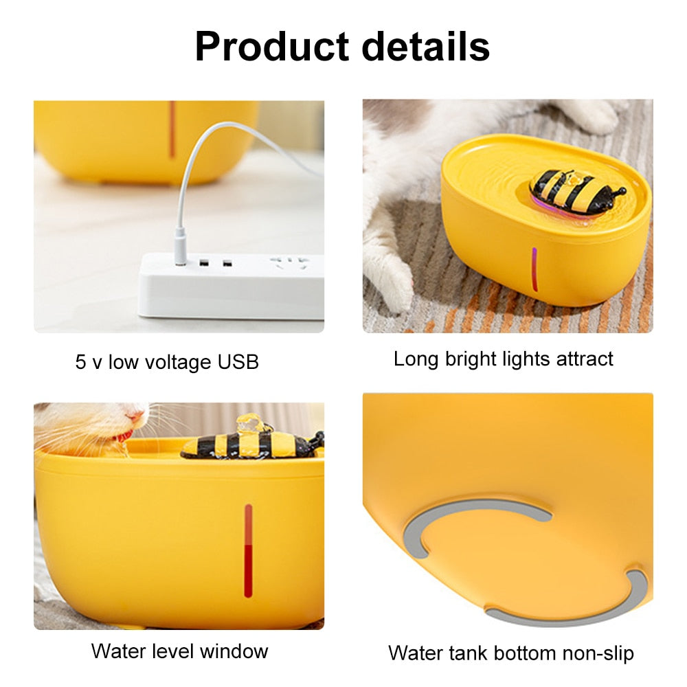 Automatic cat Water Fountain