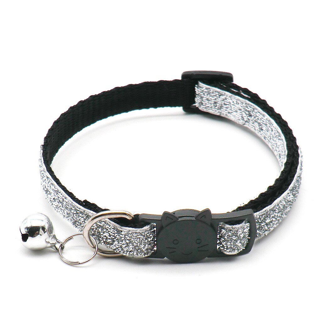 Cute Cat Collar With Fruit Pendant Adjustable Collars With Cat Head Pattern Bells Pendant Reflective Pets Collar Cat Accessories