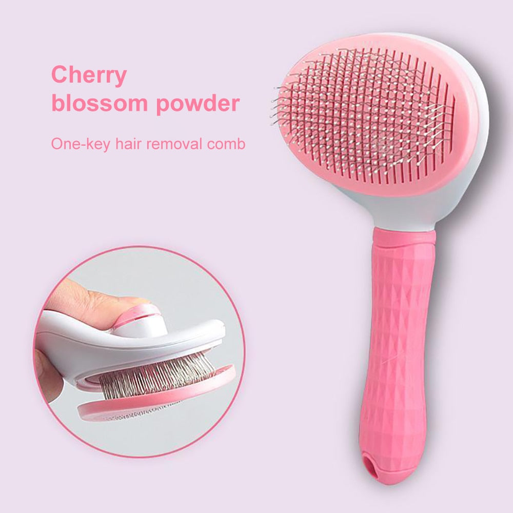 Dog Hair Removal Comb Pet Cleaning Tool Cat Dog Hair Grooming And Care Comb Remove Floating Hair Pet Bath Brush Grooming Tool