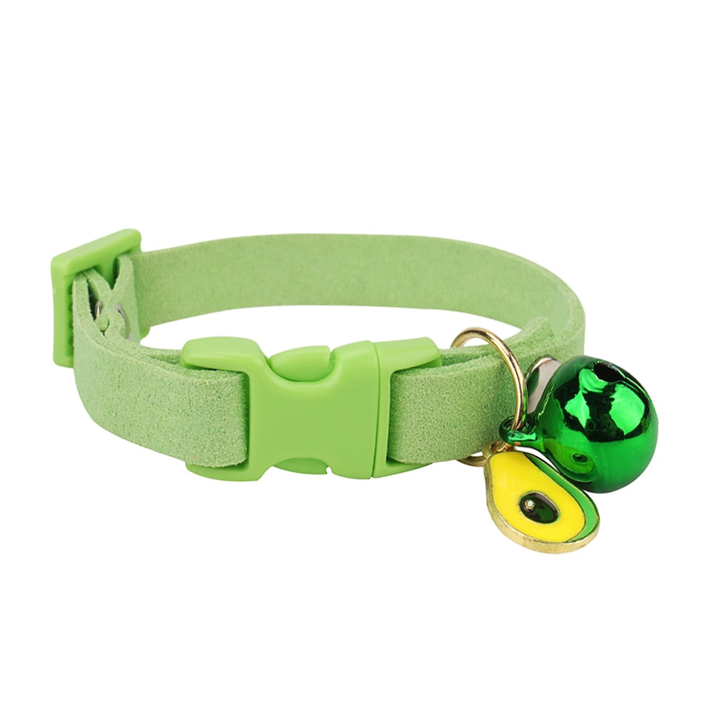Adjustable Cat Collar, Cute Cat Bib Collar with Bells and Trinkets Pendant Pet Collar for Cats and Puppies Kitten Accessories