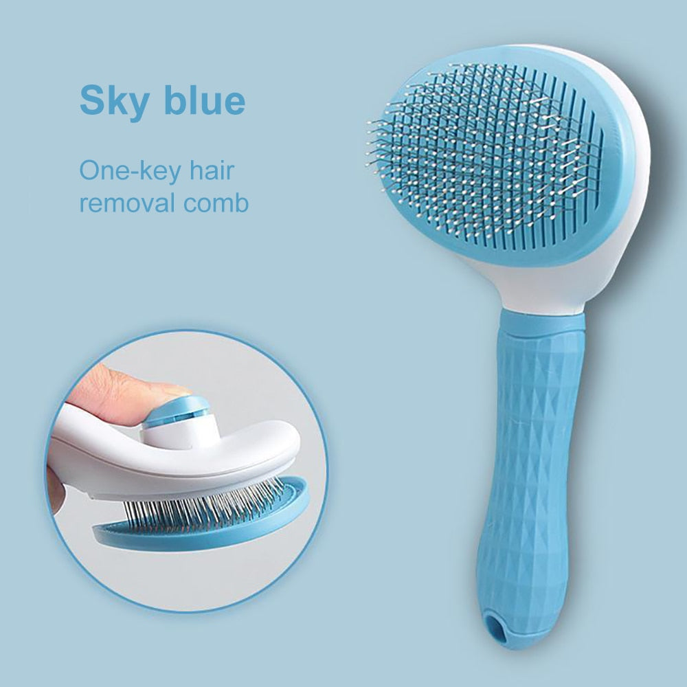 Dog Hair Removal Comb Pet Cleaning Tool Cat Dog Hair Grooming And Care Comb Remove Floating Hair Pet Bath Brush Grooming Tool