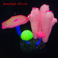 Silicone Glowing Artificial Fish Tank Aquarium Plants Ornament Underwater Ascidian Lettuce Anemone Coral Plant Decor Accessories