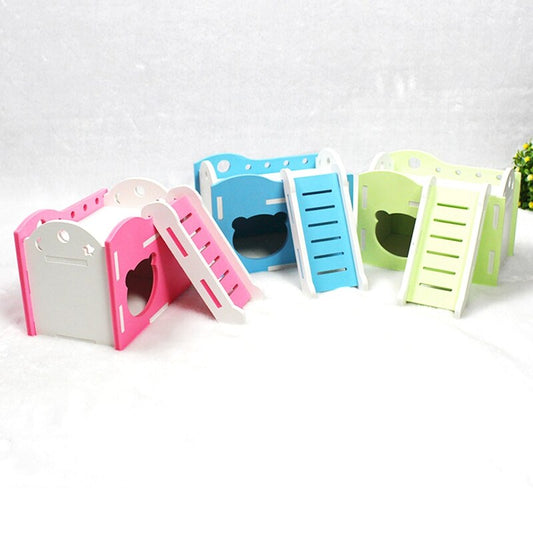 Cute Mini Small Animal Pet Hamster House Nest Guinea Pig Rabbit Hedgehog Pet Sleeping House Supplies Small Animals Cages