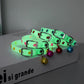 Glowing Dog Cat Collar Anti-Loss Fluorescent Silicone Cat Luminous Collar Necklace With Bells Dog Neck Ring Cat Dog Accessories