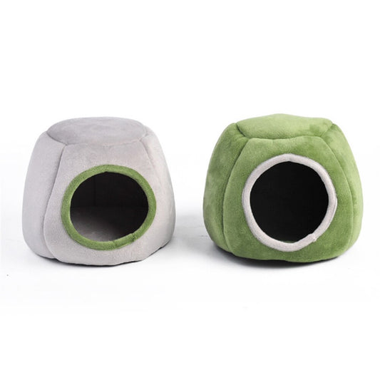 Mini Nest House Winter Keep Warm Hamster Nest Cute Pets Guinea Pig Squirrel Mice Rat Sleepping Bed Soft Plush Small Animal Cage